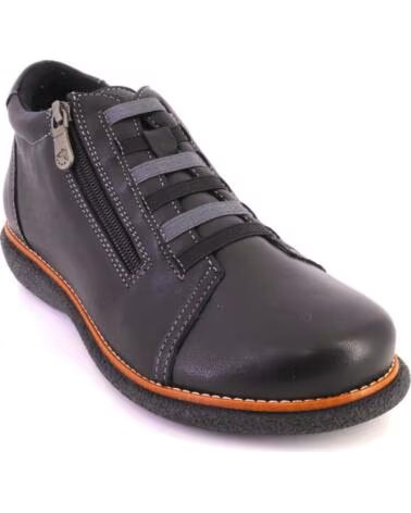 VALERIAS 2868 DAMEN STIEFELETTEN AUS LEDER IN SCHWARZ NEGRO