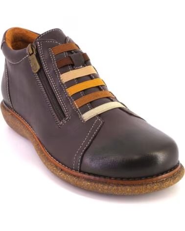 VALERIAS 2868 STIVALETTI IN PELLE MARRONE DA DONNA MARRON