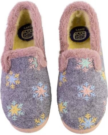 LARO LOLA3-26 ZAPATILLAS DE CASA DE MUJER GRIS