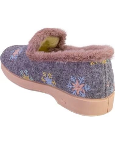 LARO LOLA3-26 ZAPATILLAS DE CASA DE MUJER GRIS