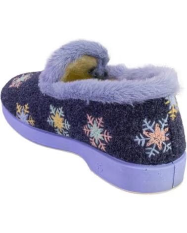 LARO LOLA3-26 ZAPATILLAS DE CASA PARA MUJER AZUL MARINO