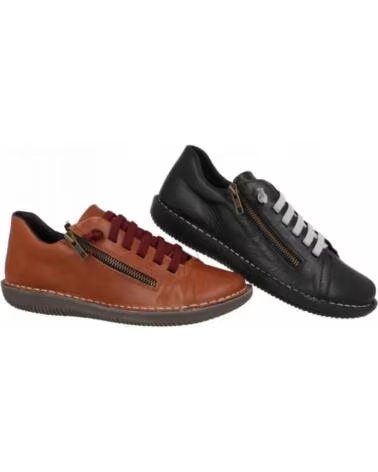 KATOSINES ZAPATOS DE PIEL PARA MUJER MODELO 13015 NEGRO