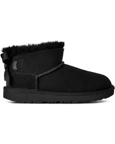 UGG 1185920K K ULTRA MINI BAILEY BOW BLACK BOTTINES