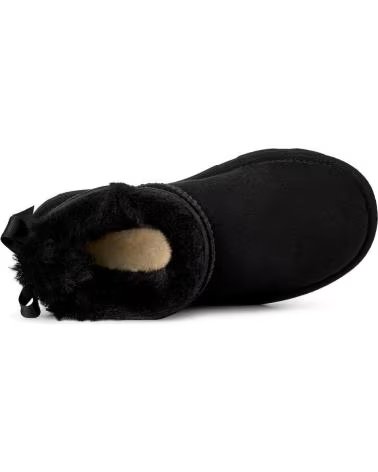 UGG 1185920K K ULTRA MINI BAILEY BOW BLACK BOTTINES