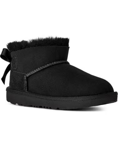 UGG 1185920K K ULTRA MINI BAILEY BOW BLACK BOTTINES