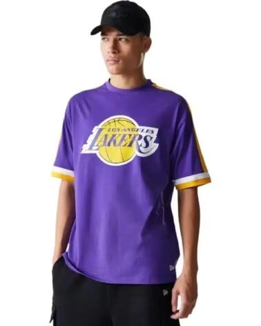 NEW ERA CAMISETA LAKERS NBA PANEL OVERSIZED 0