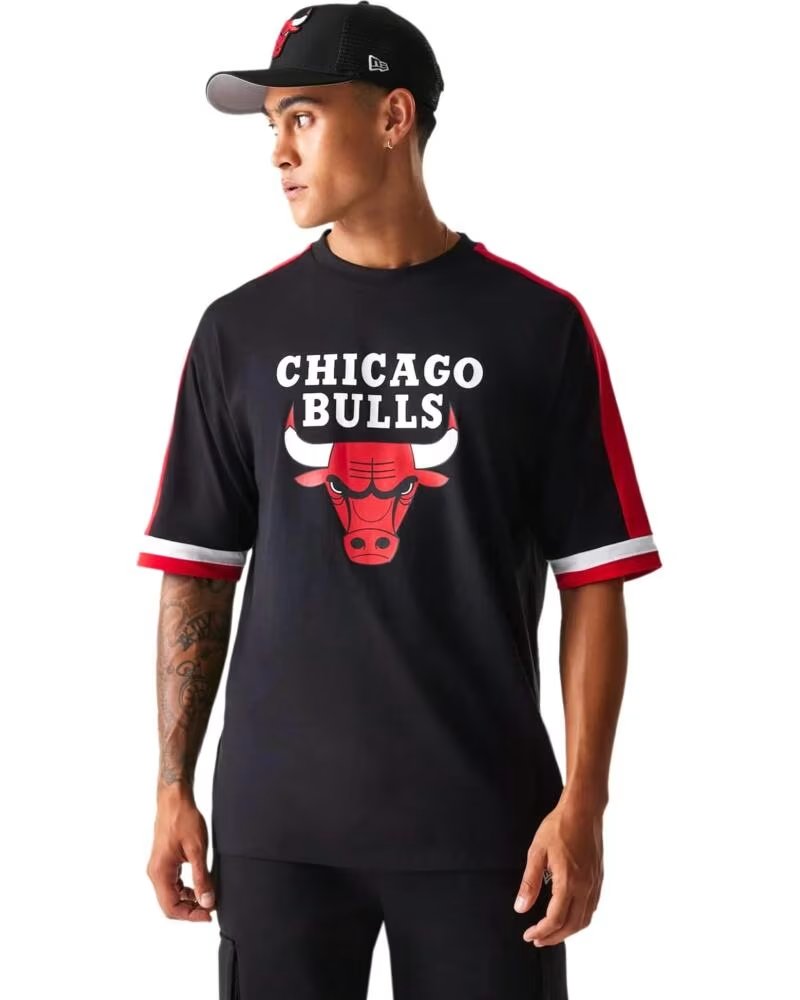NEW ERA T-SHIRT CHICAGO BULLS NBA PANEL 0