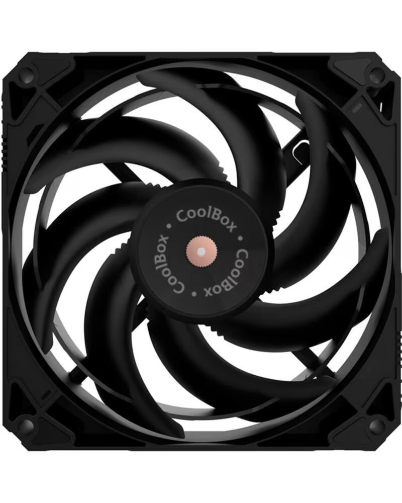COOLBOX Gaming Ventilador V12 PWM AUX 12Cm Negro