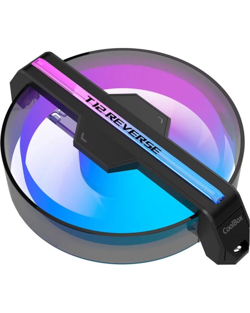 COOLBOX Gaming Ventilador PWM T12 Rev 12Cm ARGB