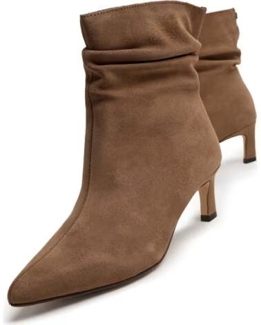 MTNG 55450 DAMEN STIEFELETTEN MIT ABSATZ IN BEIGE