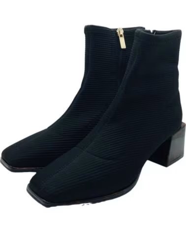 GIOSEPPO Botin Tacon Elastico Mujer 80115 NEGRO