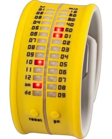 OROLOGIO DA POLSO A LED TIME-IT ZEROA8 GIALLO AMARILLO