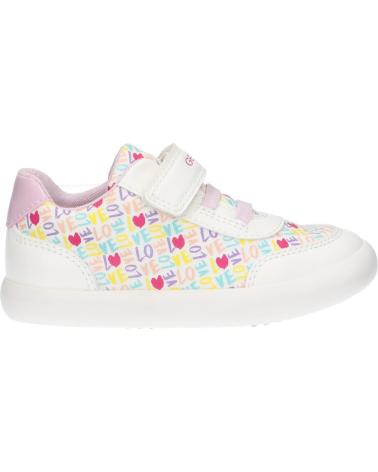 Sportivo per Bambina GEOX B021MA 0AW54 B GISLI C0406 WHITE-PINK