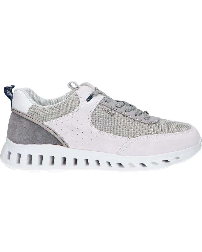 Sportschuhe für Herren GEOX U25DYA 02214 U OUTSTREAM C0856 OFF WHITE-LT GREY