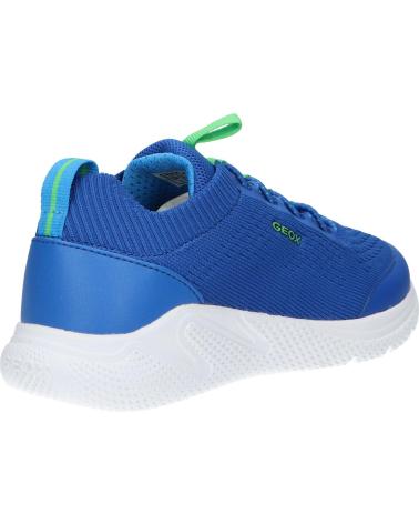 Sportschuhe für Damen und Mädchen und Junge GEOX J25GBA 0006K J SPRINTYE C4165 ROYAL-GREEN