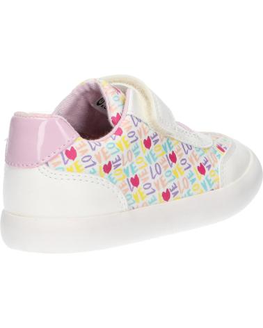 Sportif pour Fille GEOX B021MA 0AW54 B GISLI C0406 WHITE-PINK