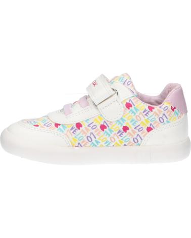 Sportif pour Fille GEOX B021MA 0AW54 B GISLI C0406 WHITE-PINK