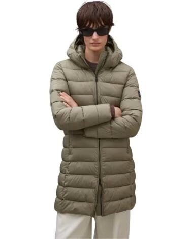 ECOALF HERREN WINTER STEPPJACKE MIT KAPUZE BEIGE