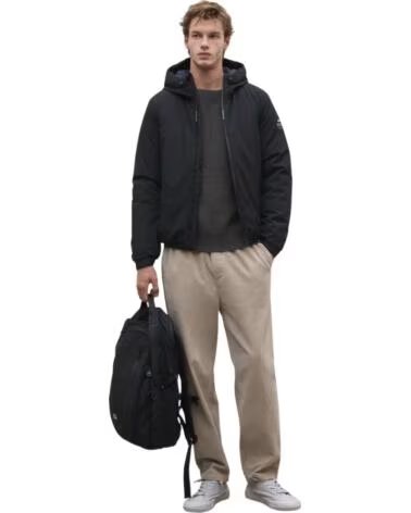 ECOALF CHAQUETA DE HOMBRE NEGRO