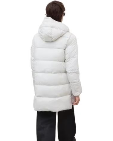 ECOALF CHAQUETA ACOLCHADA CON CAPUCHA BLANCO