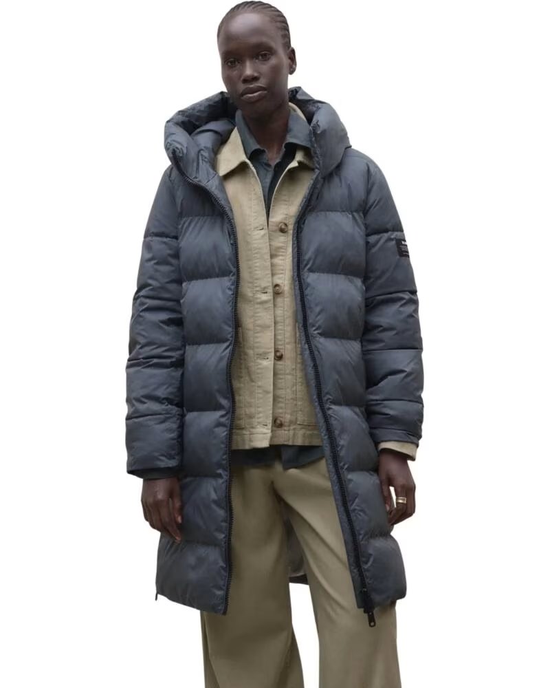 ECOALF CHAQUETA ACOLCHADA LARGA HOMBRE CAQUI