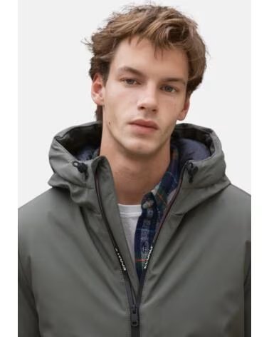 ECOALF WASSERDICHTE PARKA JACKE MIT KAPUZE FÜR HERREN