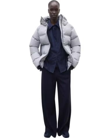 ECOALF HERREN STEPPJACKE PERLBLAU AZUL PERLA