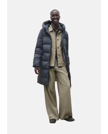 ECOALF CHAQUETA ACOLCHADA LARGA HOMBRE CAQUI