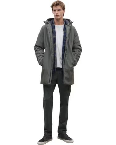 ECOALF WASSERDICHTE PARKA JACKE MIT KAPUZE FÜR HERREN