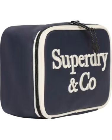 SUPERDRY KULTURBEUTEL BLAU AZUL