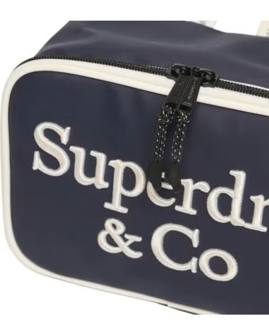 SUPERDRY KULTURBEUTEL BLAU AZUL