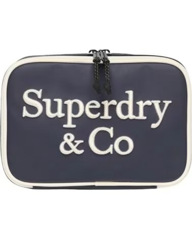SUPERDRY KULTURBEUTEL BLAU AZUL