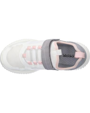 Sportschuhe für Mädchen GEOX J926DC 01415 J WAVINESS C0284 WHITE-GREY