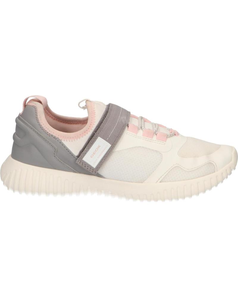 Sportschuhe für Mädchen GEOX J926DC 01415 J WAVINESS C0284 WHITE-GREY
