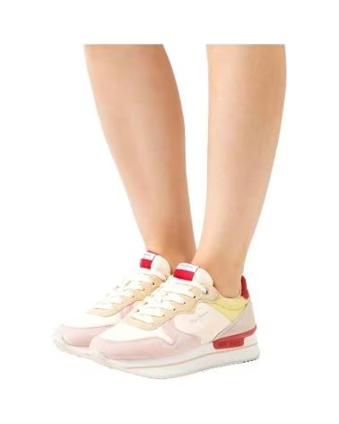 Zapatillas deporte pour Femme PEPE JEANS ZAPATILLAS RUSPER SWEET PARA MUJER EN COLOR ROSA ROSA