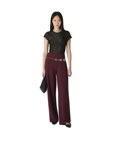 JACQUELINE DE YONG PANTALON LOUISVILLE 15221238 BURDEOS