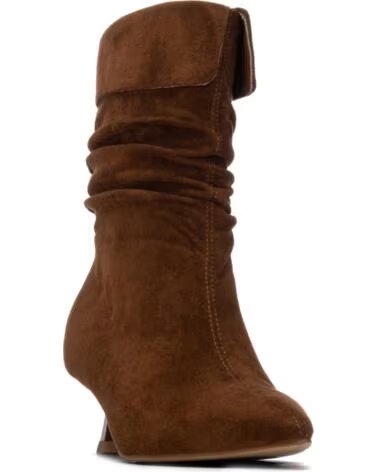 XTI BotIn de mujer BASIC 130757 Camel MARRóN