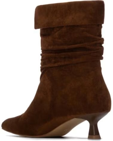 XTI BotIn de mujer BASIC 130757 Camel MARRóN