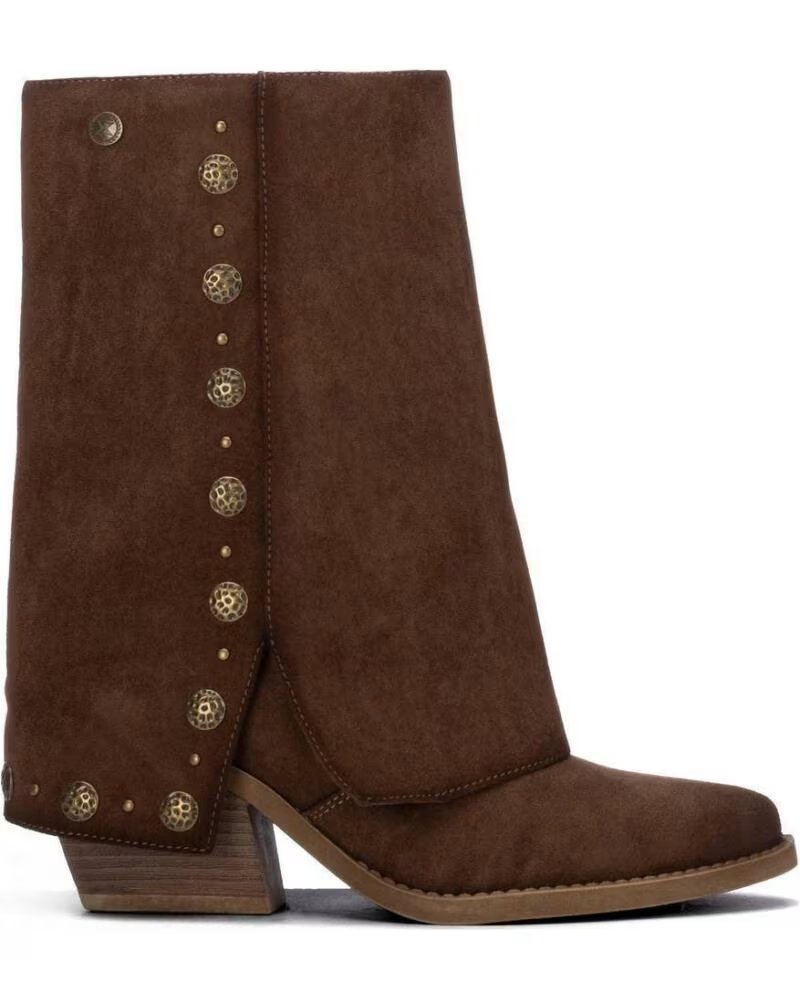 XTI Bota de mujer 146094 Taupe MARRóN