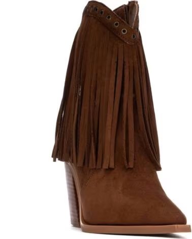 XTI BotIn de mujer 145499 Camel MARRóN
