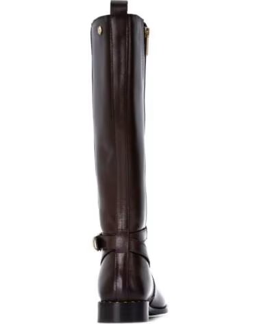CARMELA BOTAS ALTAS DE COURO CASTANHO 164124 MARRON