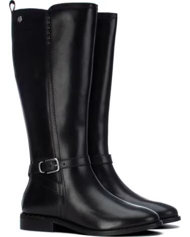 CARMELA 164124 BOTTES EN CUIR NOIR NEGRO