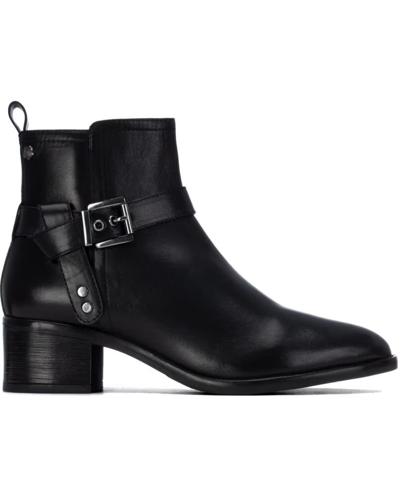 STIVALETTI IN PELLE CARMELA 164163 NERO NEGRO