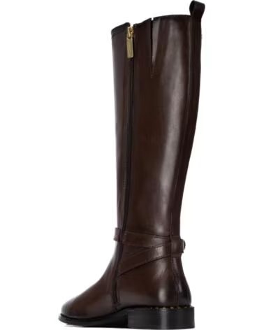 CARMELA BOTAS ALTAS DE COURO CASTANHO 164124 MARRON