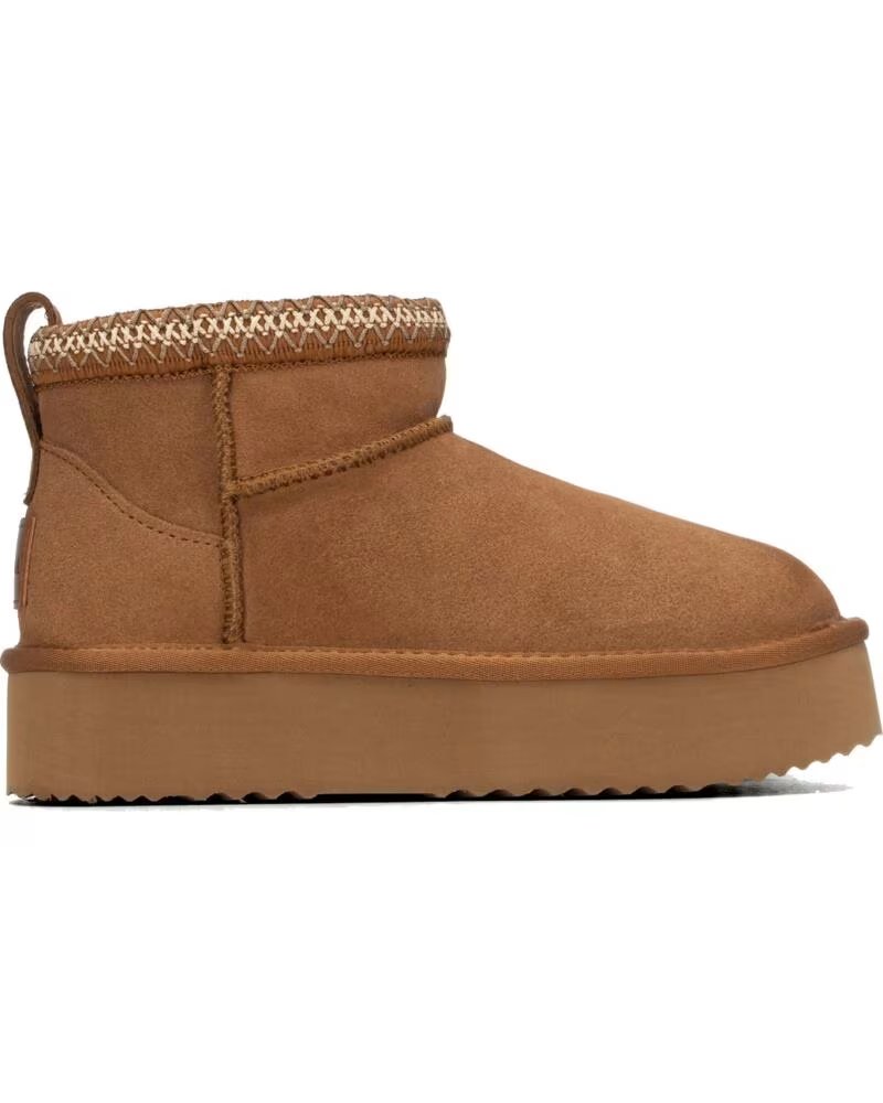 BOTTINES À PLATEFORME CARMELA 164192 CAMEL