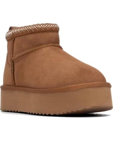 BOTTINES À PLATEFORME CARMELA 164192 CAMEL