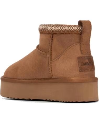 BOTTINES À PLATEFORME CARMELA 164192 CAMEL