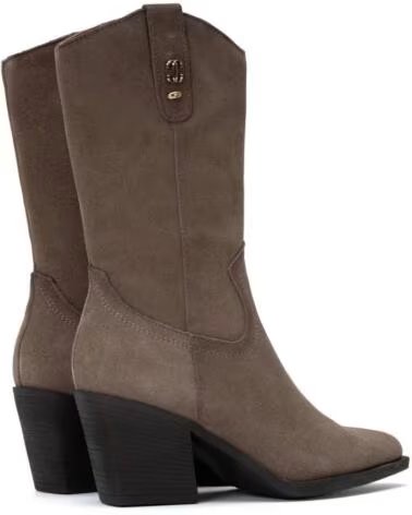 CARMELA 164255 STIVALI STILE CAMPEROS IN PELLE TAUPE