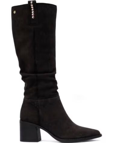 CARMELA 164258 STIVALI ALTI DA DONNA IN PELLE MARRONE MARRON