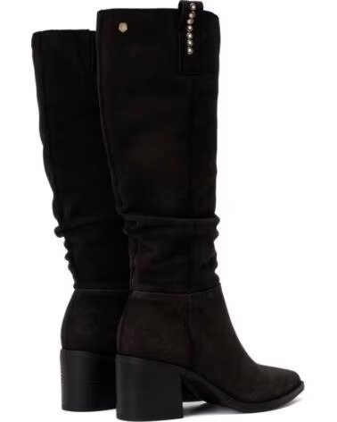 CARMELA 164258 STIVALI ALTI DA DONNA IN PELLE MARRONE MARRON